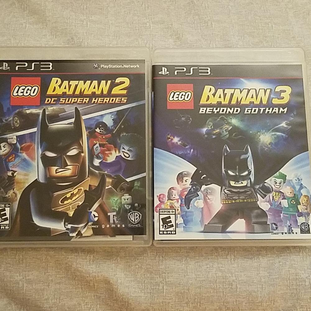 Bundle of 2 games. PS3 Lego Batman 2 and 3